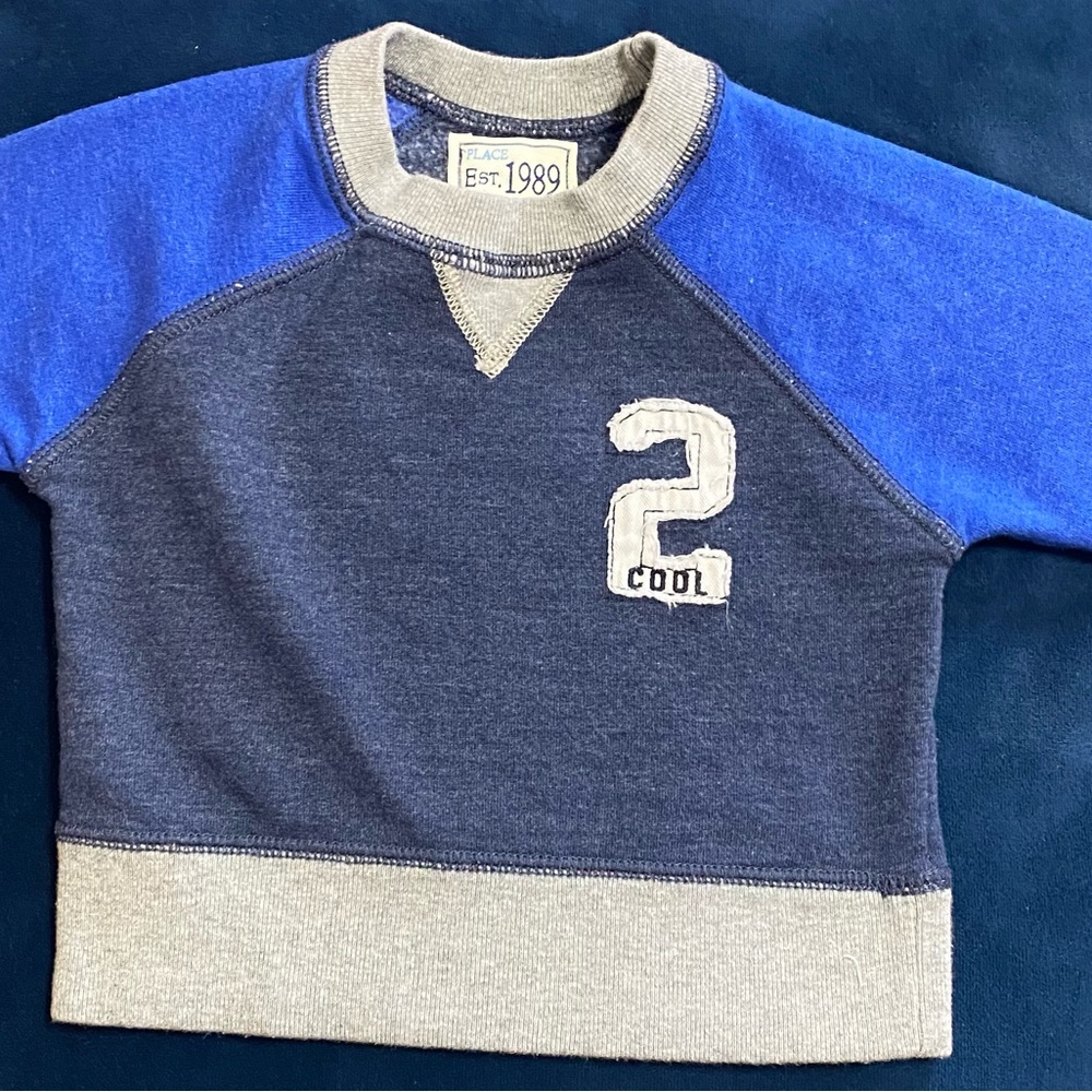 Blue shirt 6-9 months